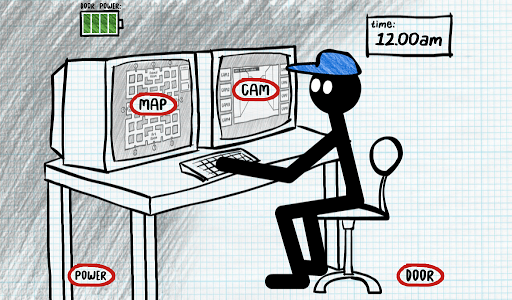 Stickman Five Nights Survival APK screenshot 1