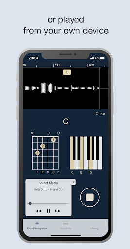 Chord AI - Real-time chord recognition APK screenshot 1