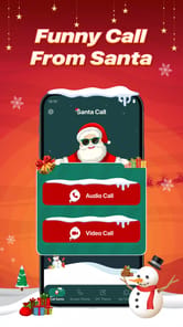 Call Theme: Video Call Santa APK screenshot 1