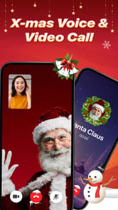 Call Theme: Video Call Santa APK screenshot 1