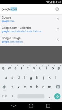 Chrome Beta APK screenshot 1