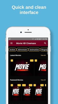 Movie HD Cinemaxx APK screenshot 1