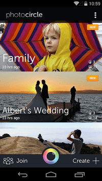 PhotoCircle APK screenshot 1