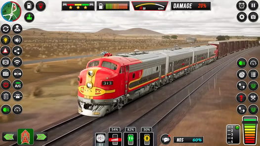 Railway Train Game Simulator APK screenshot 1