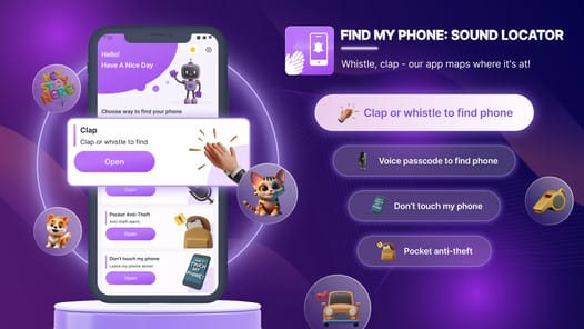 Find My Phone: Sound Locator APK screenshot 1 Find My Phone: Sound Locator APK screenshot 1
