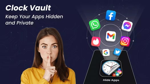 Vault Clock App Hider & Files APK screenshot 1