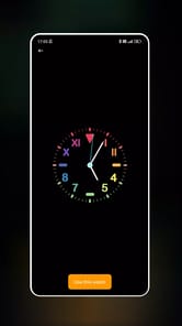 Neon Clock Wallpaper APK screenshot 1