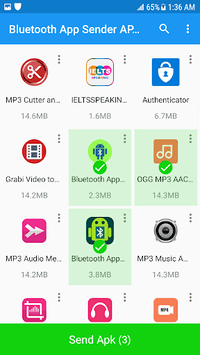 Bluetooth App Sender APK Share APK screenshot 1
