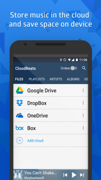 CloudBeats - offline & cloud music player APK screenshot 1 CloudBeats - offline & cloud music player APK screenshot 1