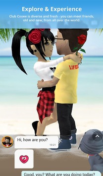 Club Cooee - 3D Avatar, Chat & Party! APK screenshot 1