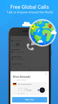 WhatsCall Free Global Phone Call App & Cheap Calls APK screenshot 1