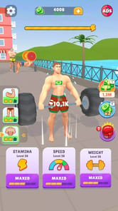 Idle Lifting Hero: Muscle Up APK screenshot 1