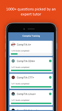 CompTIA ® A+ practice test APK screenshot 1