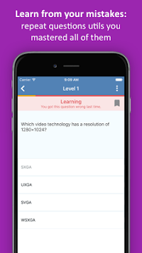 CompTIA ® A+ practice test APK screenshot 1