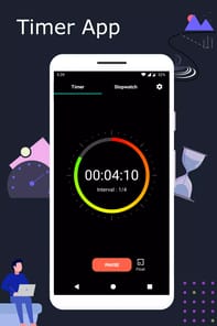 Timer Stopwatch APK screenshot 1