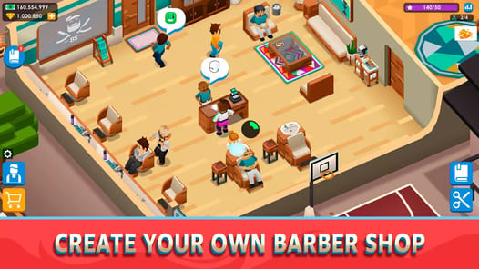 Idle Barber Shop Tycoon APK screenshot 1