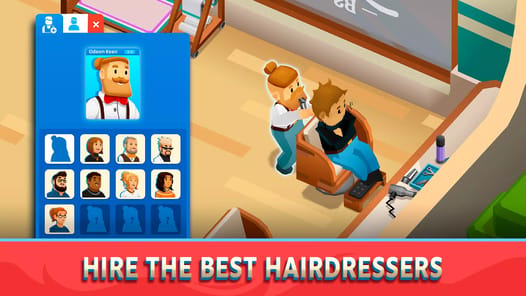 Idle Barber Shop Tycoon APK screenshot 1