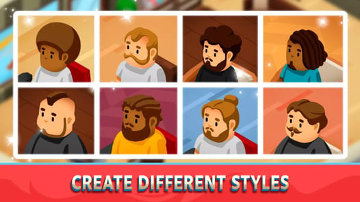 Idle Barber Shop Tycoon APK screenshot 1