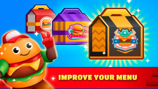Idle Burger Empire Tycoon—Game APK screenshot 1