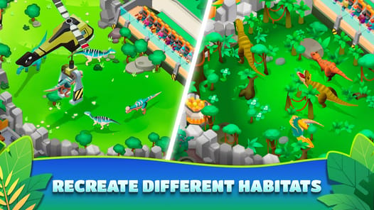 Dinosaur Park—Jurassic Tycoon APK screenshot 1