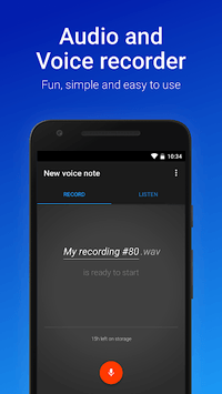 Easy Voice Recorder APK screenshot 1