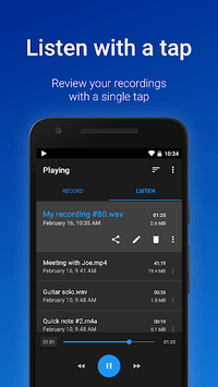 Easy Voice Recorder APK screenshot 1