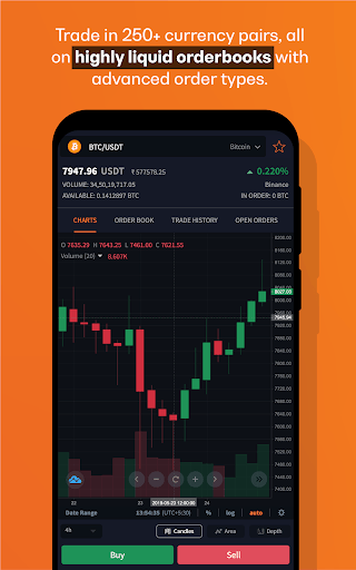 CoinDCX Pro - Crypto Exchange App For Traders APK screenshot 1