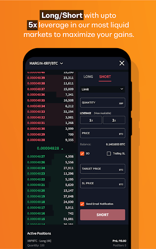 CoinDCX Pro - Crypto Exchange App For Traders APK screenshot 1
