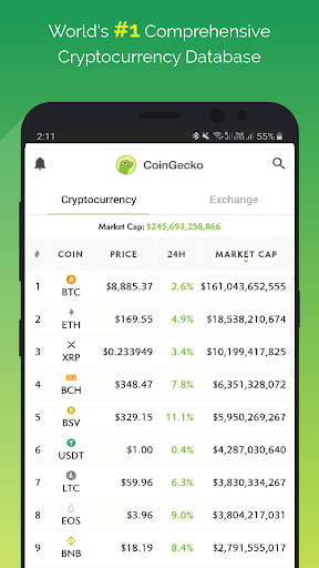 CoinGecko - Bitcoin & Cryptocurrency Price APK screenshot 1 CoinGecko - Bitcoin & Cryptocurrency Price APK screenshot 1