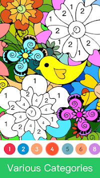 Paint.ly Color by Number - Fun Coloring Art Book🌺 APK screenshot 1