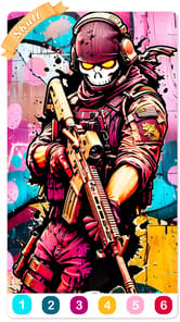 Tattoo Coloring games APK screenshot 1