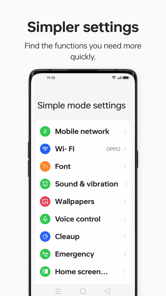 Simple mode APK screenshot 1