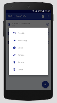 PDF to AutoCAD APK screenshot 1