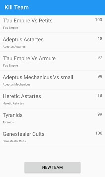 Kill Team Manager APK screenshot 1