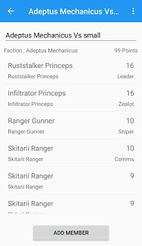 Kill Team Manager APK screenshot 1