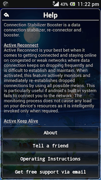 Connection Stabilizer Booster APK screenshot 1