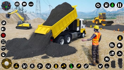 Construction Dump Truck Game APK screenshot 1