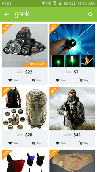 Geek - Smarter Shopping APK screenshot 1