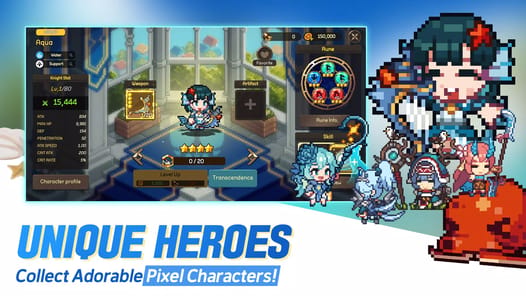 Unknown Knights: Pixel RPG APK screenshot 1