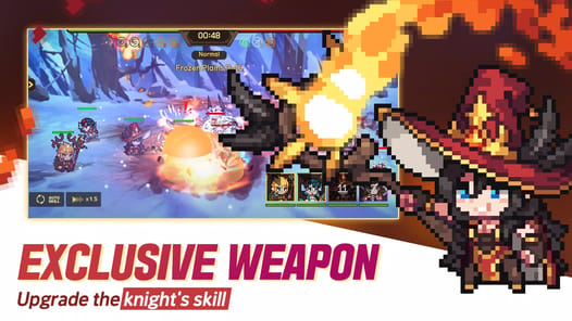 Unknown Knights: Pixel RPG APK screenshot 1