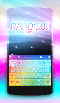 TouchPal Rainbow keyboard APK screenshot 1
