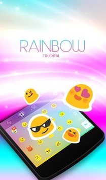 TouchPal Rainbow keyboard APK screenshot 1