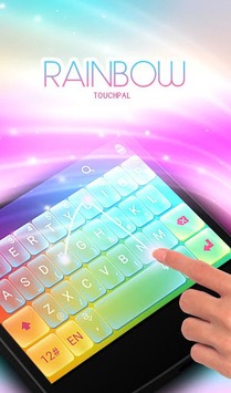 TouchPal Rainbow keyboard APK screenshot 1