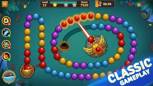 Jungle Marble Blast APK screenshot 1