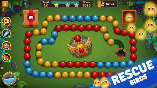 Jungle Marble Blast APK screenshot 1