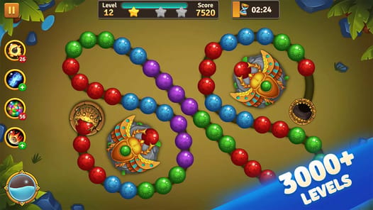 Jungle Marble Blast APK screenshot 1