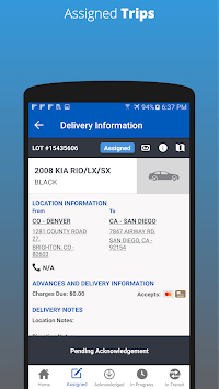 Copart Transportation APK screenshot 1