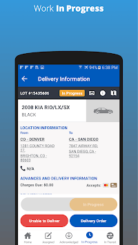 Copart Transportation APK screenshot 1