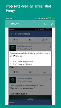 Copy Text On Screen APK screenshot 1