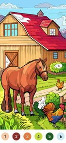 Country Farm Coloring Book APK screenshot 1
